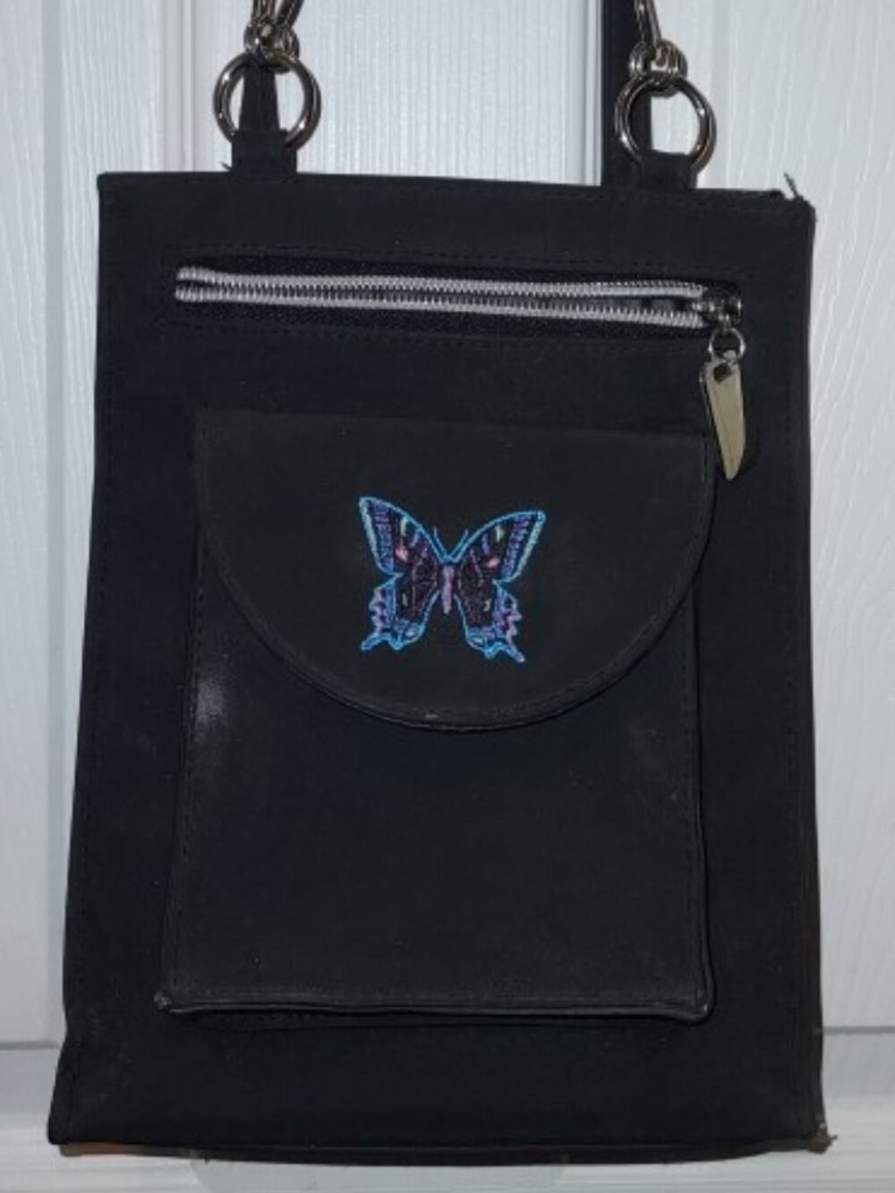 Y2K Vintage 2000 L'egent 🦋 BUTTERFLY Tote Purse Bag Shoulder straps